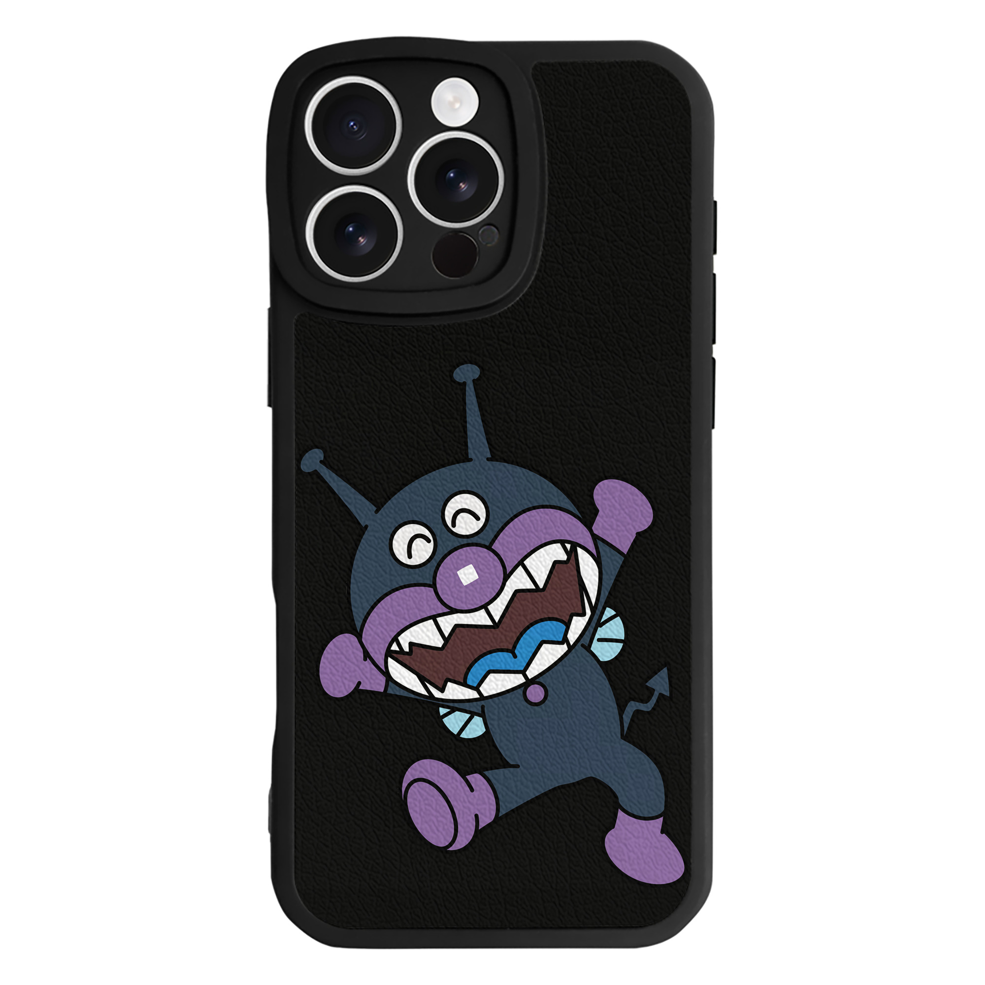 （画像用） アンパンマン Anpanman 【iPhone 16シリーズ対応】シリコンスマホケース（レザー調） 材質：シリコン